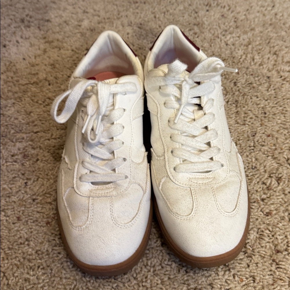 Blowfish Malibu White Lace-Up Sneakers